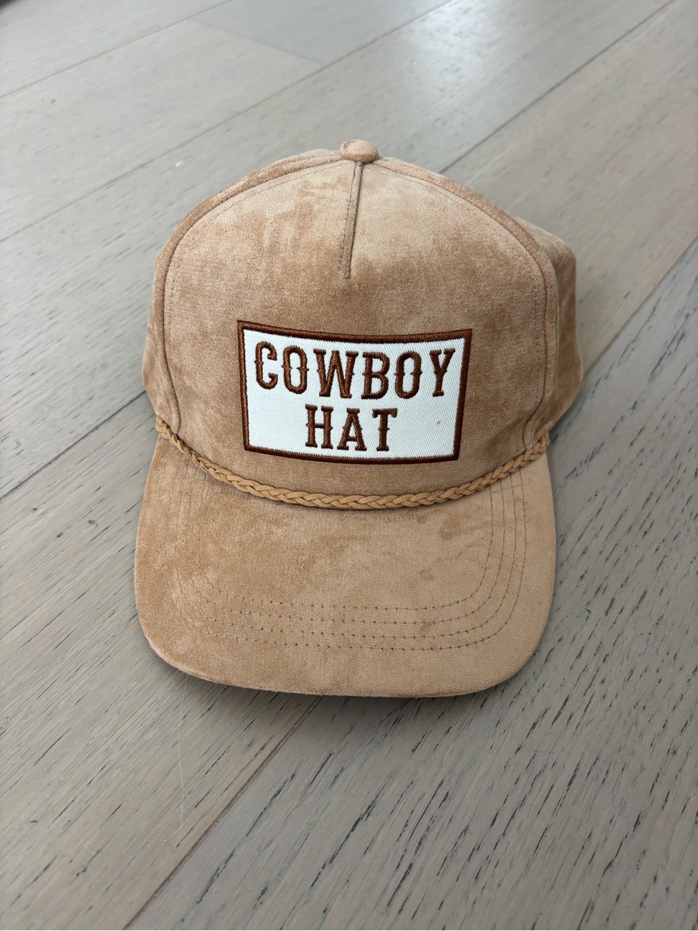 Faux Suede SnapBack Hat